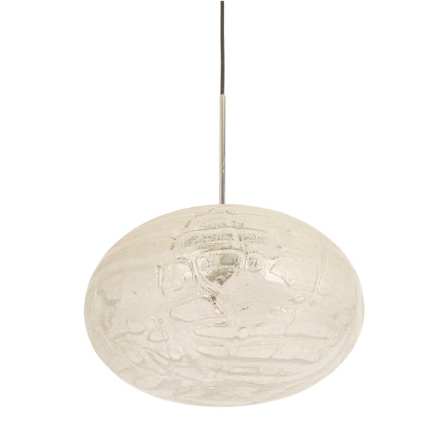 Murano Ball Pendant Light from Doria, Germany, 1970s For Sale