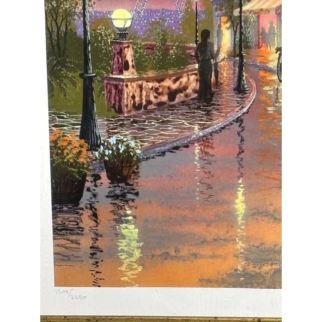 "Eiffel Way" Framed Limited Edition Serigraph Artwork by Kenneth Shotwell For Sale - Image 4 of 10