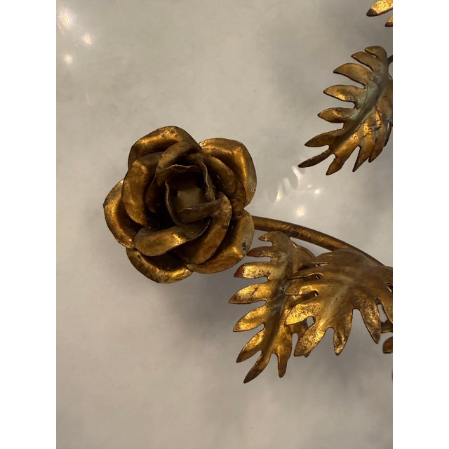 Grand Tour Gilt Wall Candle Sconce For Sale - Image 3 of 6