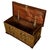 Brown Antique Zanzibar Omani Teak & Brass Stud & Copper Clad Dowry Chest For Sale - Image 8 of 15