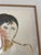 Mid-Century Modern 1970s Framed Watercolor Portrait For Sale - Image 3 of 4