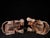 Monumental Pair of Vintage Gilt Bronze & Cinnabar Guardian Lions – Large Temple Foo Dogs For Sale - Image 10 of 12