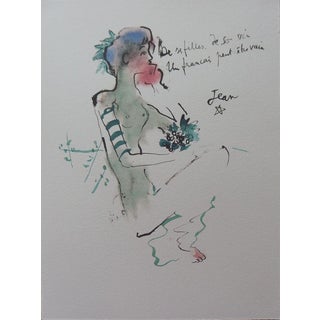 Jean Cocteau, Ephebe, Signed Lithograph For Sale