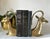 Mid-Century Modern Pair of Art Deco Revival Polished Brass Gazelle/Ibex/Antelope Bookends For Sale - Image 3 of 8