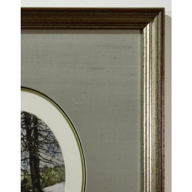 1950s Luigi Kasimir Winter Landscape 3 C.1950 Original Print For Sale - Image 5 of 5