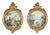 Cherubs and Symbols of the Passion, 18th Century, Oil Paintings on Paper, Framed, Set of 2 For Sale
