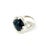 Traditional 1990s David Yurman Onyx Infinity Ring Size 7, 11 mm Sterling Silver Estate For Sale - Image 3 of 5