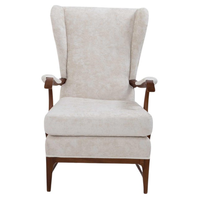 Single Modernist Armchair, attributed to Paolo Buffa, Italy, 1950's For Sale In New York - Image 6 of 9