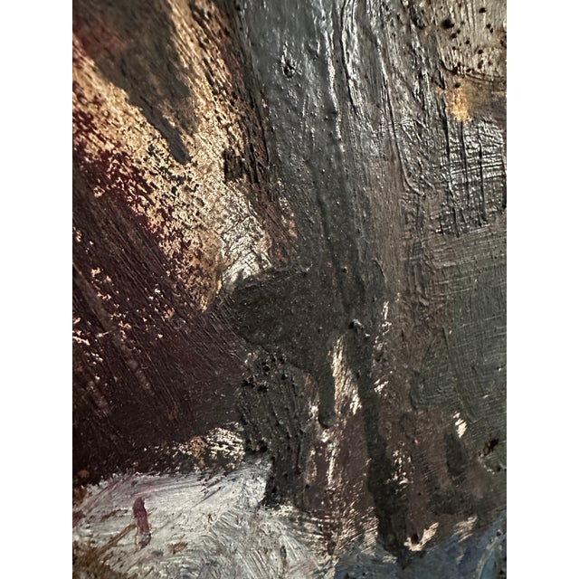 1963 Large Dario Villalba Abstract Expressionist Painting For Sale - Image 12 of 12