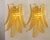 Metal Italian Wall Sconce in Amber Murano Glass, 1990s For Sale - Image 7 of 11