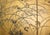 1960s Shōwa Era Japanese Painted Byobu Screen "Chrysanthemums" For Sale - Image 11 of 18
