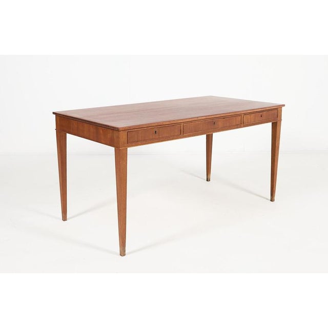 Danish Mahogany Desk from Frits Henningsen, 1950s For Sale - Image 12 of 13