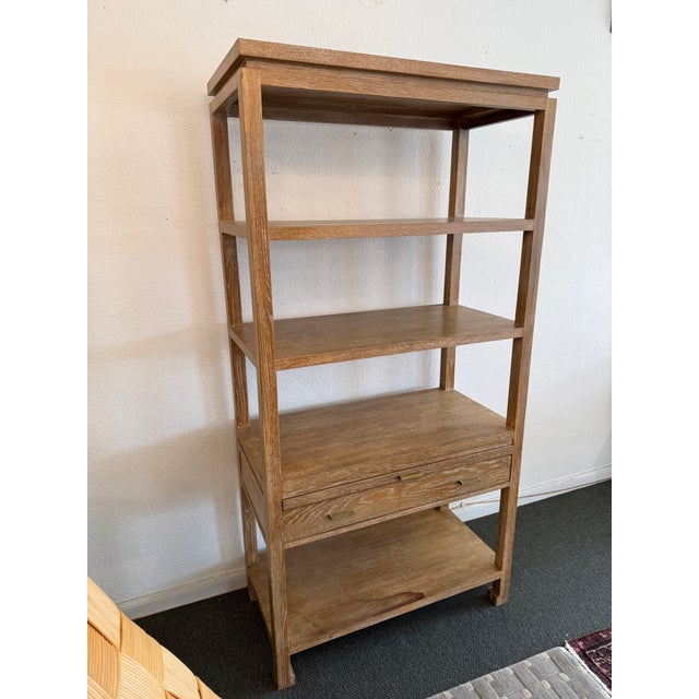 Serena & Lily Serena & Lily Reese Bookcase + Pullout Shelf For Sale - Image 4 of 12