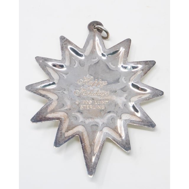1999 Lunt Sterling Spiral Star Ornament For Sale In Nashville - Image 6 of 10
