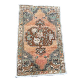 Turkish Yastik Rug 1'10" x 2'10" For Sale