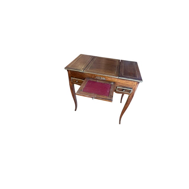 Extremely Rare 18th Century French Provincial ‘Table De Coiffeuse’ (Dressing Table). For Sale In Washington DC - Image 6 of 14