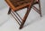 Campaign Vintage Bamboo and Rattan Folding Chairs - A Pair For Sale - Image 3 of 10