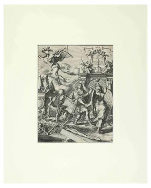 Romeyn de Hooghe, La Manière de se Bien Preparer à La Mort, Etching, 1700