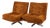 Pair of 1970s Thayer Coggin Chrome Swivel Lounge Chairs For Sale
