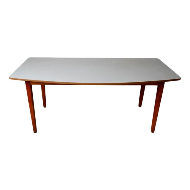 Large Mid-Century Symmetrical Worktop Table, France, 1950s For Sale