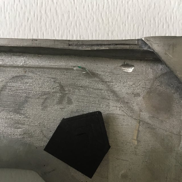 Silver Late 20th Century De Campos De Quevedo Pewter Wooden Photo Picture Art Frame For Sale - Image 8 of 12