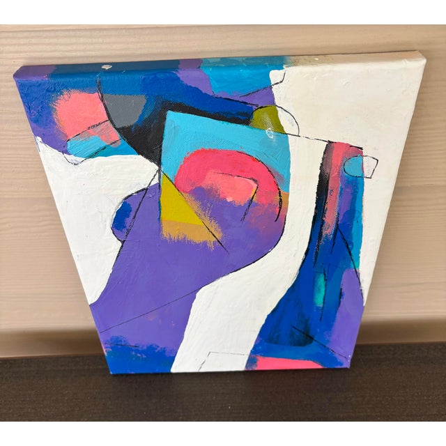 Pablo Picasso David Mac Innes Abstract Painting on Canvas Signed by Artist For Sale - Image 4 of 9