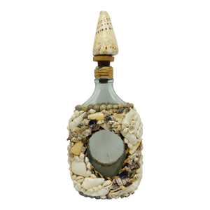 Vintage Shell Art Bottle