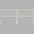 Pair of White Iron Twin Size Headboards For Sale - Image 11 of 11