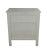 Gray Three Drawer Bedside Table For Sale - Image 9 of 10