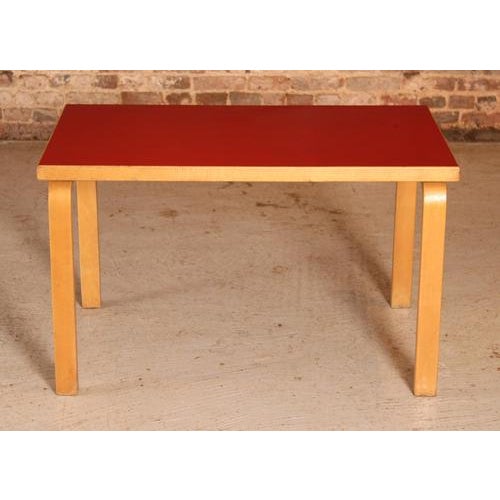 Mid-Century Children's Table and Model 68 Chair by Alvar Aalto for Artek, Finland, 1960s, Set of 2 For Sale - Image 15 of 18