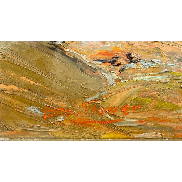 1950s "California Rocky Coast After the Storm" by George John Flower For Sale - Image 5 of 8
