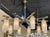Modern Murano Square Shaped Glass and Brass Chandelier For Sale - Image 10 of 10
