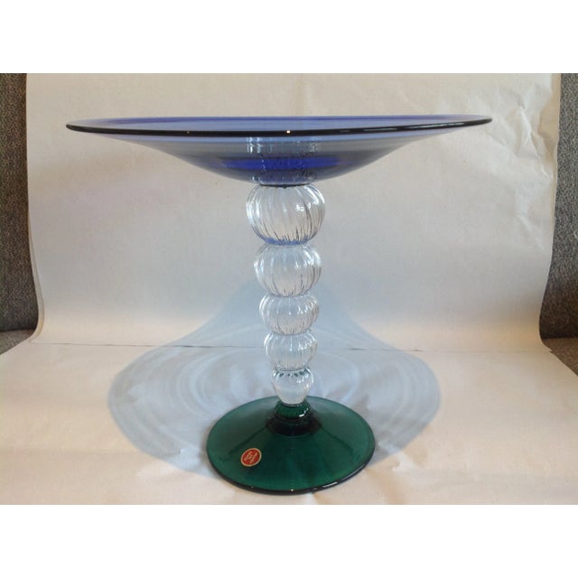 Murano Glass Cake Stand, 1970s For Sale - Image 11 of 12
