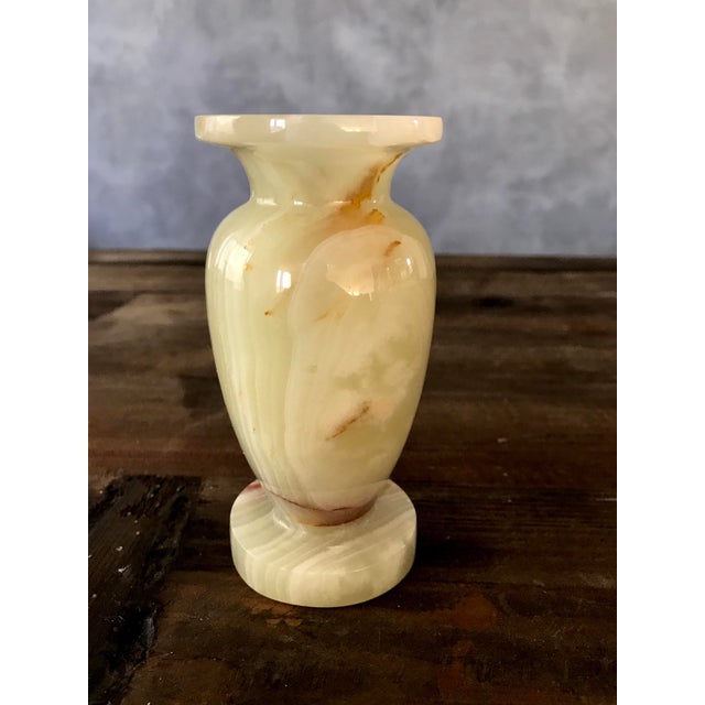 Light Green Alabaster Vase Chairish