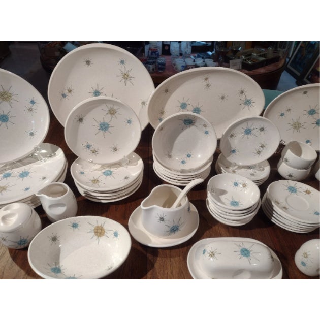 Thes Atomic Starburst dishes are one of the most popular and sought after MCM sets in the world. Best of the Mid Century...