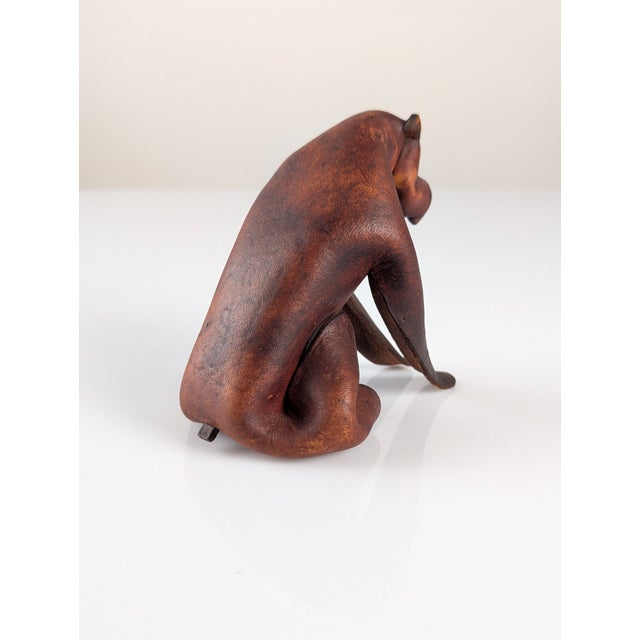 Animal Skin Vintage Leather Boxer Dog, Germany, 1960s For Sale - Image 7 of 9