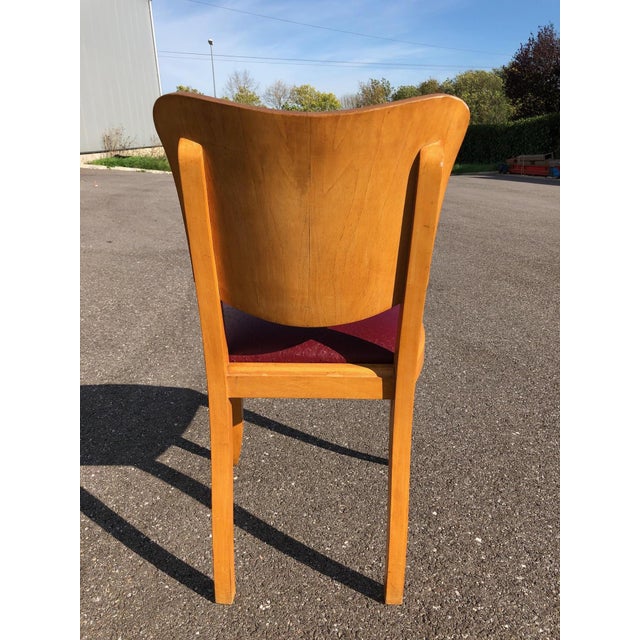 Art Deco Chairs and Table, 1930s, Set of 7 For Sale - Image 11 of 14