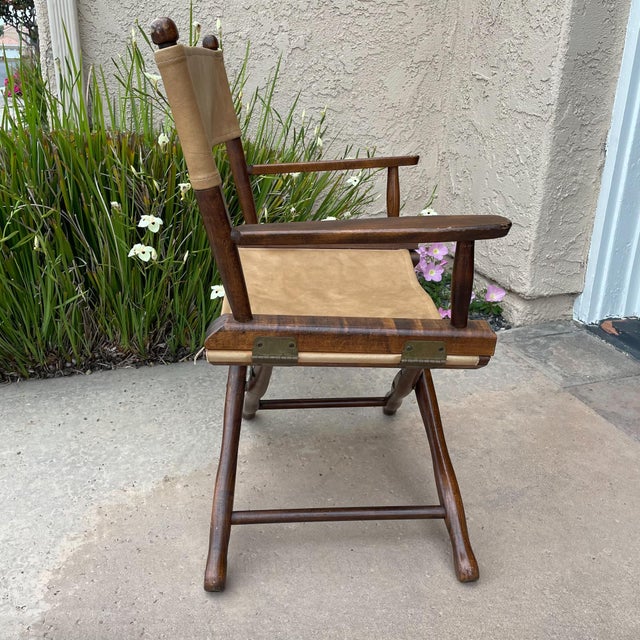 1960s Folding Directors Camp Chair by Gold Medal Co Racine Wi Chairish