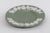 Wedgwood Wedgwood Green Jasperware Round Pin Trinket Vanity Jewelry Dish 4584b For Sale - Image 4 of 7