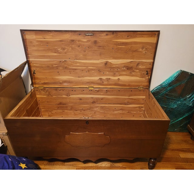 1880s Red Cedar Lined Blanket Chest For Sale - Image 4 of 6
