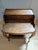 Early 20th Century Antique French Walnut Step Down Side Table With Shelf For Sale - Image 5 of 10
