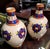 1930s Art Deco Vases by Henri Delcourt for Desvres, 1930s, Set of 2 For Sale - Image 5 of 8
