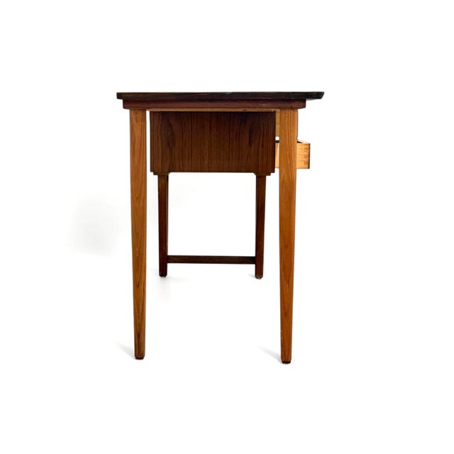 Wood Danish Teak Writing Desk by E. W. Bach, 1960s For Sale - Image 7 of 18