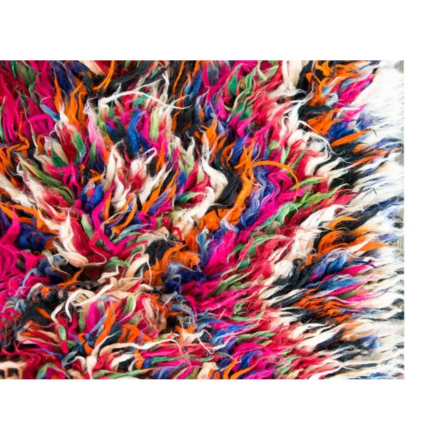 Mid 20th Century Mid 20th Century Vintage Persian Tulu Rug For Sale - Image 5 of 13