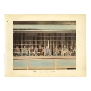 Unknown, Japanese Women in Tokyo, Albumen Print, 1880s-1890s For Sale