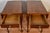 1950s Pair of Vintage Hekman Cherry Inlaid Drop-Leaf Pembroke Side Tables / End Tables For Sale - Image 10 of 18