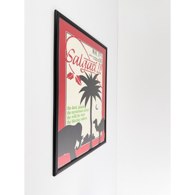 1970s Vintage Rai Sandokan Promotional Poster by Gemma Fiorentini and Michela Papadia, 1970 For Sale - Image 5 of 13