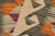 Charcoal Southwestern Turkish Kilim Gray Beige Hand-Woven Wool Rug For Sale - Image 8 of 9