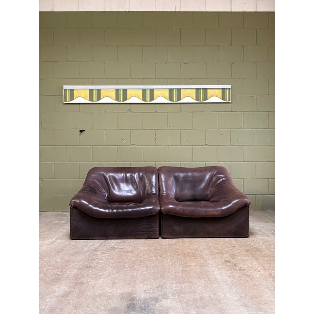 Model DS-46 in Black-Brown Neck Leather from de Sede, Switzerland, 1976, Set of 6 For Sale - Image 11 of 18