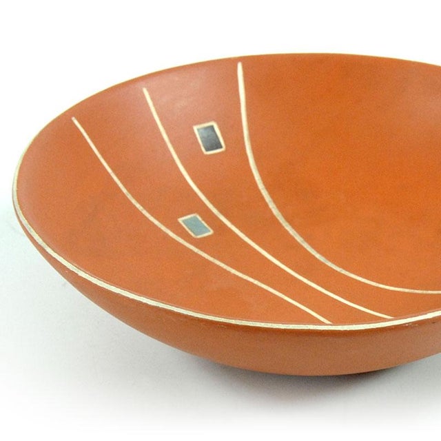 Mid-Century German Sgraffito Dish, 1950s For Sale - Image 6 of 11